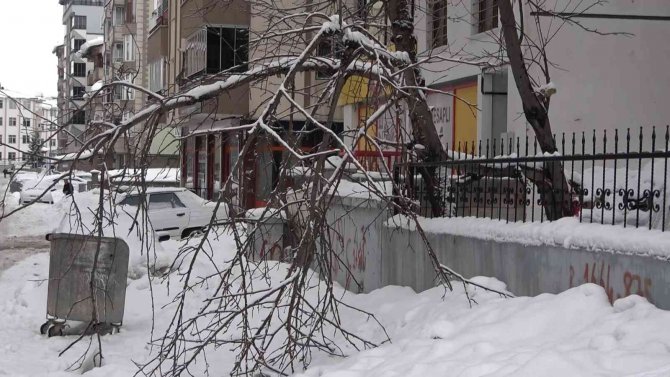 Tatvan’da Araçlar Kara Gömüldü