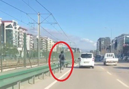 Bursa’da Tehlikeli Maraton... O Anlar Kamerada