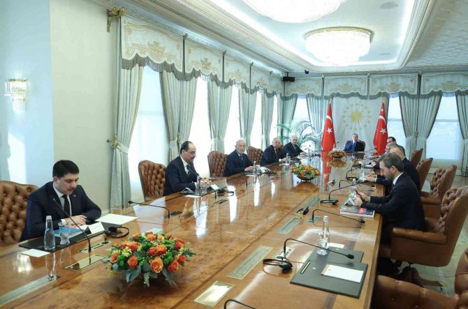 Cumhurbaşkanı Erdoğan, Türk Devletleri Teşkilatı Aksakallar Konseyi Heyetini Kabul Etti
