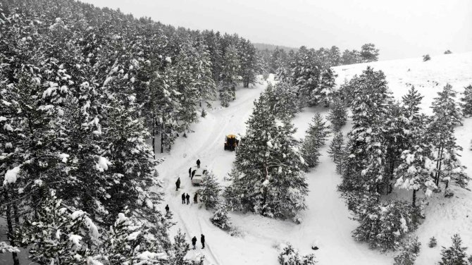 Erzincan’da 142 Köy Yolu Kar Ve Tipiden Ulaşıma Kapandı
