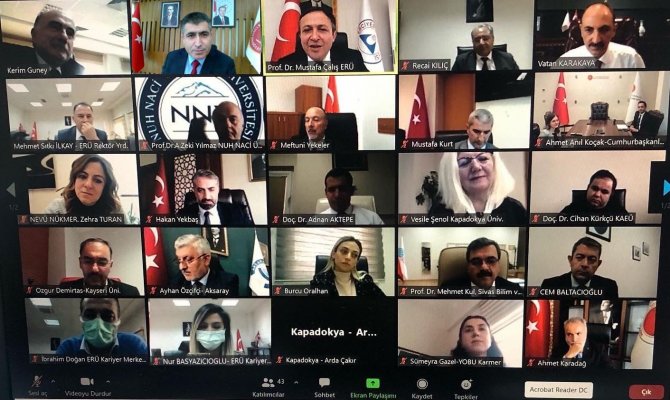 Nevü Rektörü Aktekin ’İ̇kaf 2022 Rektörler Buluşması’na Katıldı