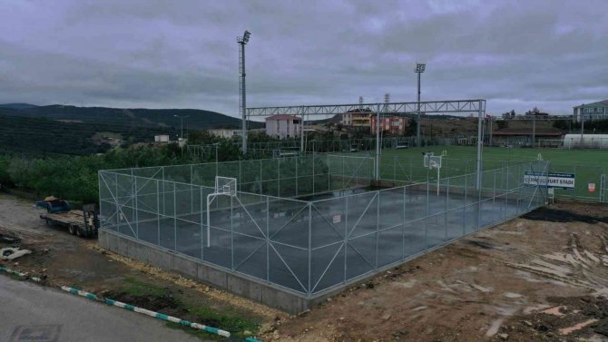 Çerkeşli’ye Modern Basketbol Sahası