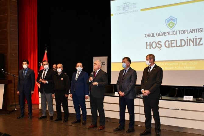 Tekirdağ’da Okul Güvenliği Toplantısı