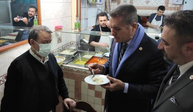 Mustafa Sarıgül Esnaf Lokantasında Pilav Yedi