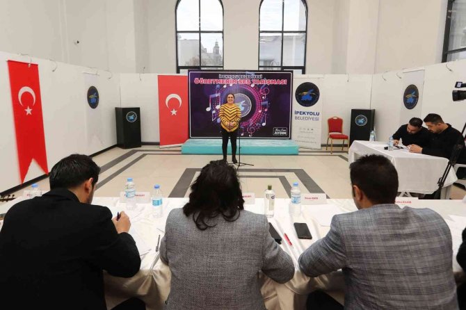 İ̇pekyolu’nda ‘Öğretmenim Ses Yarışması’ Heyecanı
