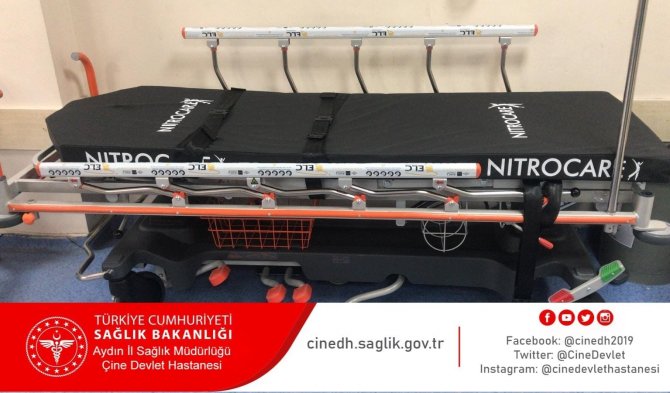 Çine Devlet Hastanesi’ne Sedye Bağışı