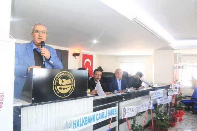 Çameli Esnaf Odası’nda Mevcut Yönetim Güven Tazedi