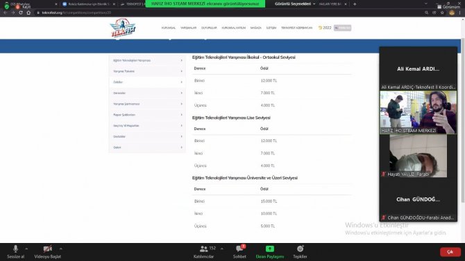 Teknofest Tecrübe Toplantısı Yapıldı