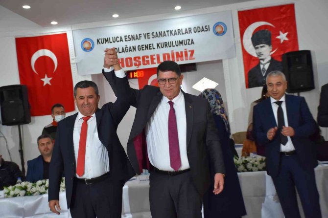 Kumluca Esnaf Ve Sanatkar Odası’nda, Mevcut Başkan Çınar Güven Tazeledi