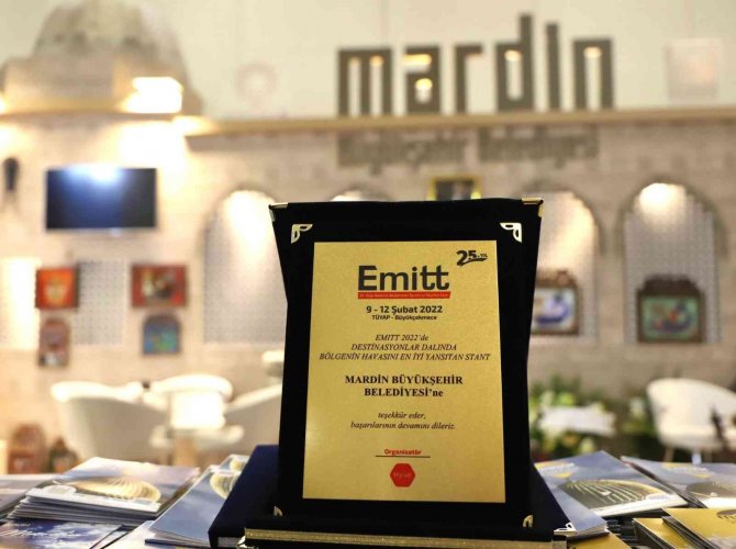 Mardin Büyükşehir Belediyesi Emıtt 2022 Fuarı’nda Ödül Aldı