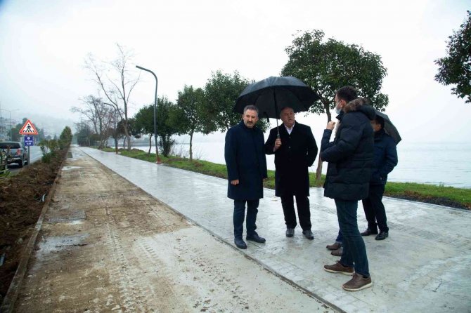 Perşembe’ye Bisiklet Yolu Çalışmaları Başladı