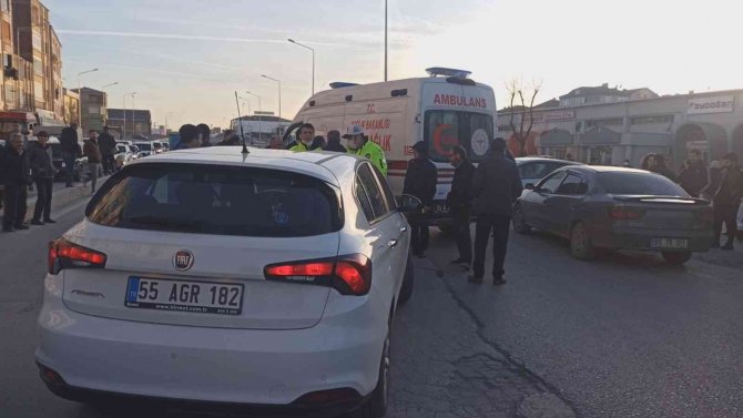 Otomobilin Çarptığı Yaya Yaralandı