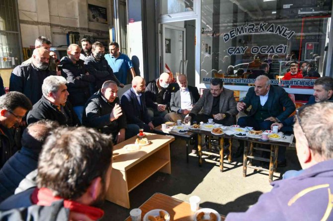 Başkan Zorluoğlu, Sanayi Esnafı İle Bir Araya Geldi