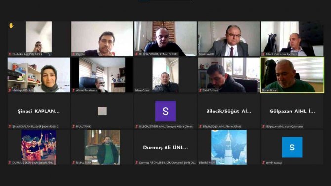 Yögep Toplantısı Telekonferans Yöntemiyle Gerçekleştirildi