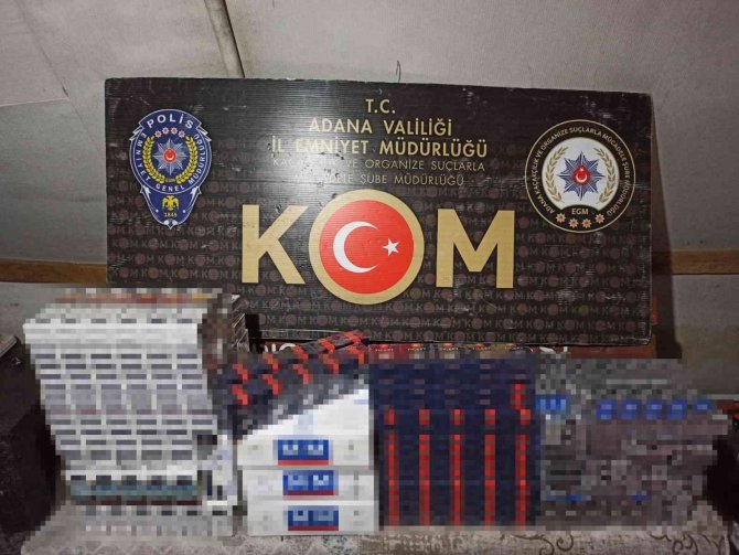 Adana’da Kaçakçılık Operasyonu