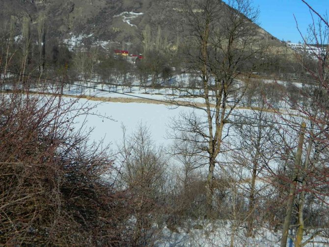Posof’ta Göller Dondu
