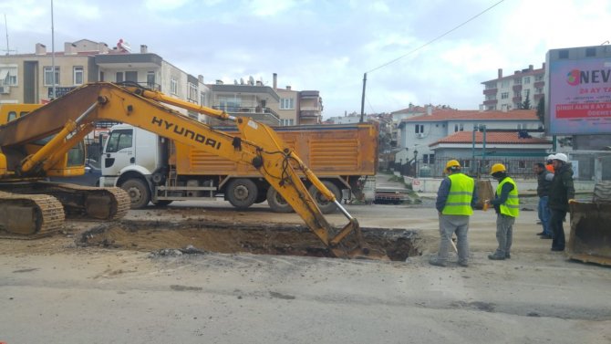 Ayvalık’ta Baski̇ Ekipleri Zor Kış Koşullarında Çalışmalarını Sürdürüyor