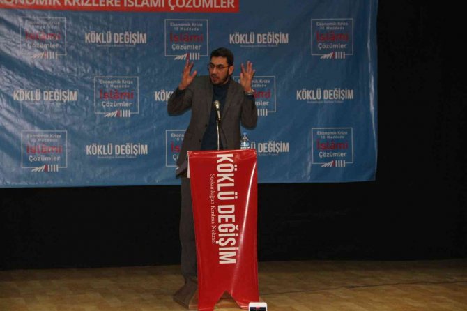 Tatvan’da ’Ekonomik Krizlere İ̇slami Çözümler’ Konferansı Düzenlendi