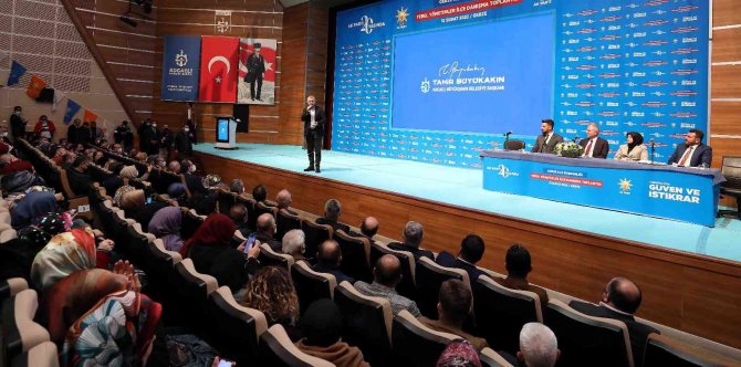 Başkan Büyükakın: "İ̇lk Hedefimiz 2023 Seçimleridir"