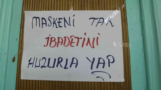 "Maskeni Tak İbadetini Huzurla Yap"