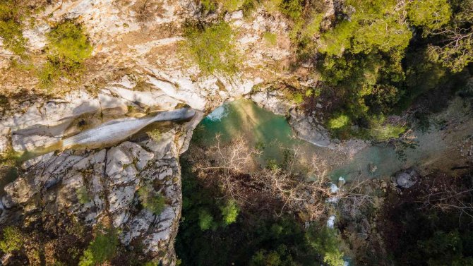 Dutalan Şelalesi Yükselen Su Debisiyle Hayata Döndü