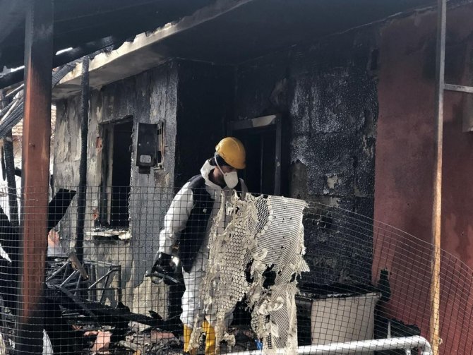 Misafir Olarak Gittiği Evde Çıkan Yangında Öldü