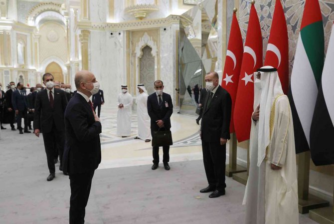 Cumhurbaşkanı Erdoğan, Abu Dabi Veliaht Prensi El Nahyan İle Görüştü