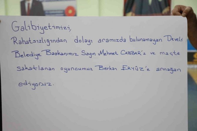 Galibiyeti Başkana Armağan Ettiler