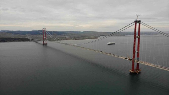 1915 Çanakkale Köprüsü’nde Asfaltlama Çalışmaları Tamamlandı