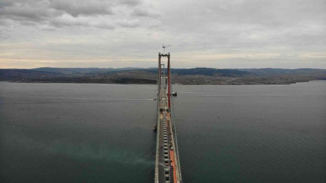 1915 Çanakkale Köprüsü’nde Asfaltlama Çalışmaları Tamamlandı