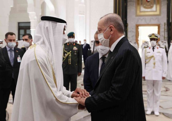 Erdoğan, Abu Dabi Veliaht Prensi El Nahyan İle Akşam Yemeği Yedi