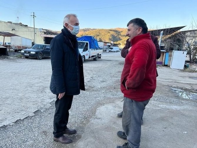 Başkan Öztürk, Sanayi Esnafının Yanında