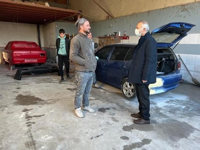 Başkan Öztürk, Sanayi Esnafının Yanında