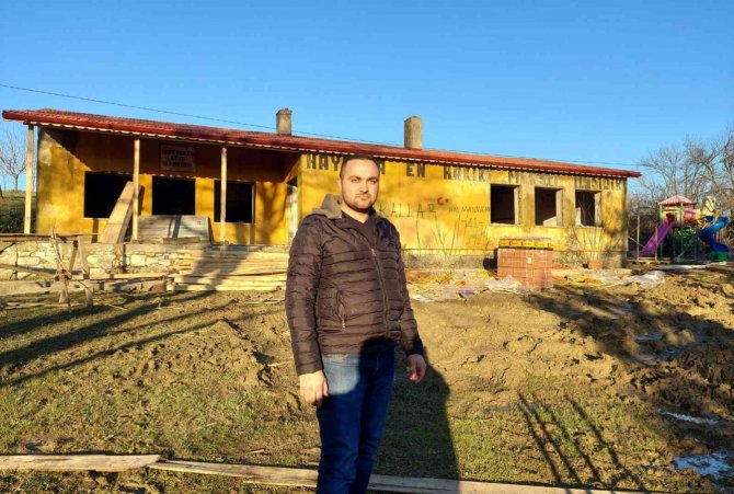 Eski Okul Binası Çok Amaçlı Tesise Dönüşüyor
