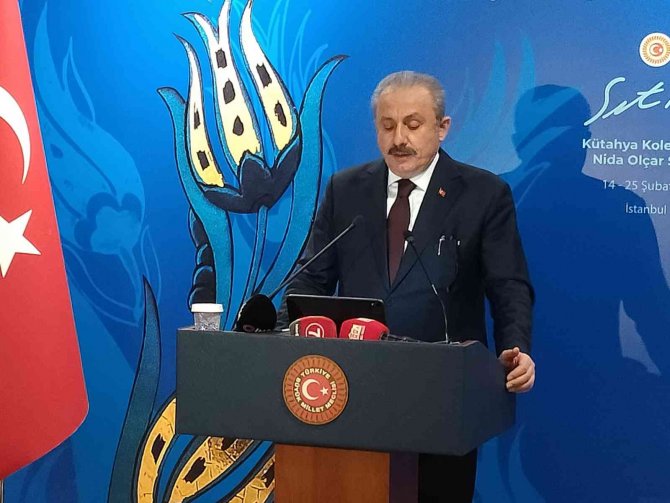 Kütahya Koleksiyonu Nida Olçar Sergisi, Tbmm Başkanı Şentop’un Katılımıyla Açıldı