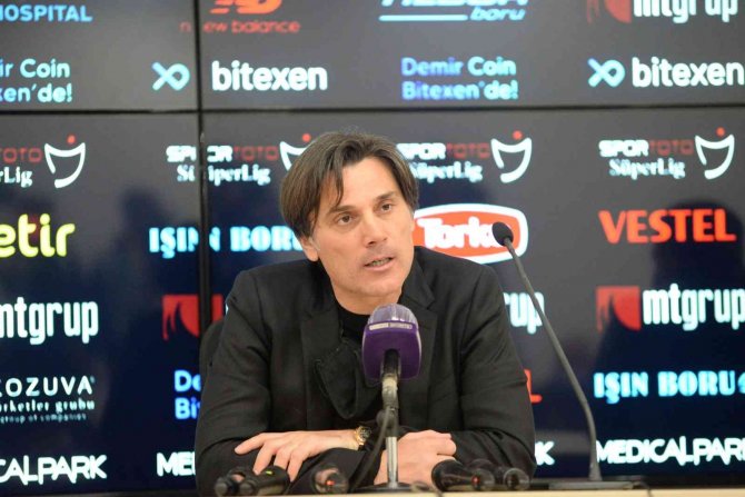 Montella: "Rakibin Ceza Sahasında 43 Kere Topla Buluştuk"