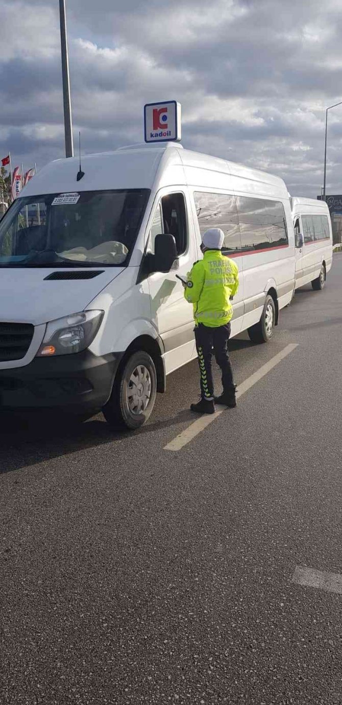 Antalya’da Helikopter Ve Drone Destekli Trafik Denetimi
