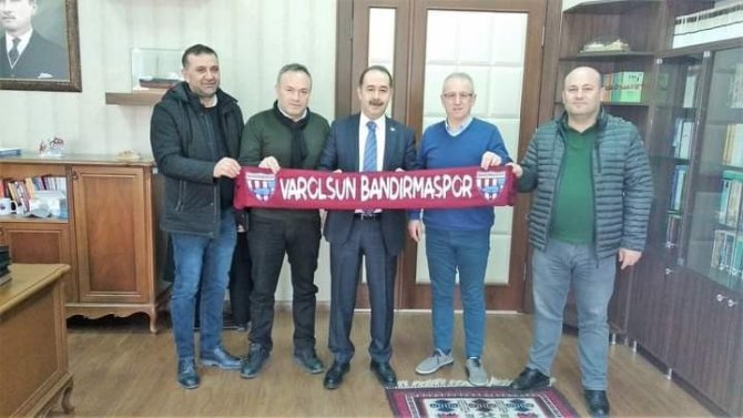 Kaymakam Aksakal’dan Bandırmaspor’a Destek Sözü