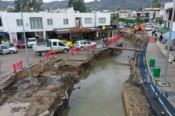 Bodrum’da Su Baskınlarına Karşı Çalışmalar Devam Ediyor