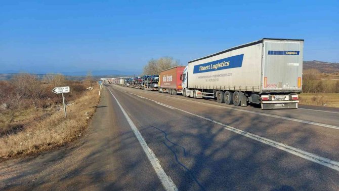 Bulgaristan Sınırında İhracat Kuyruğu