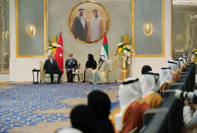Cumhurbaşkanı Erdoğan, Bae Devlet Başkan Yardımcısı El Maktum’la Görüştü