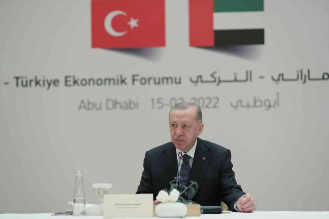 Erdoğan: “Birleşik Arap Emirlikleri Türkiye’nin Körfez Bölgesindeki Başlıca Ticaret Ortağıdır”