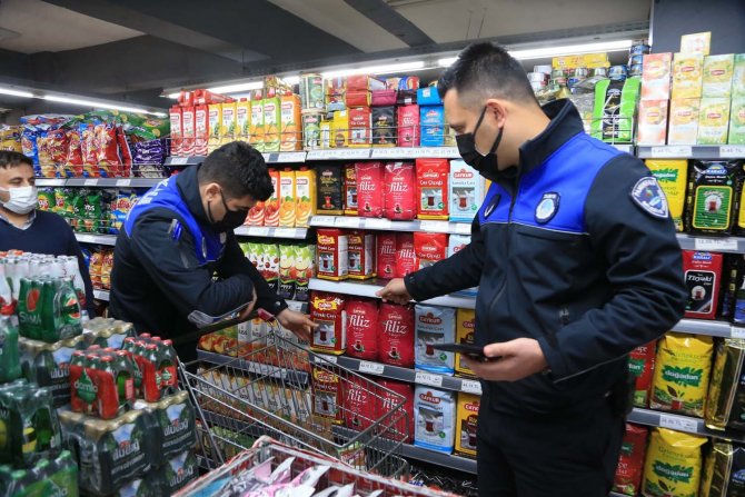 Marketteki Etiketler Denetlendi