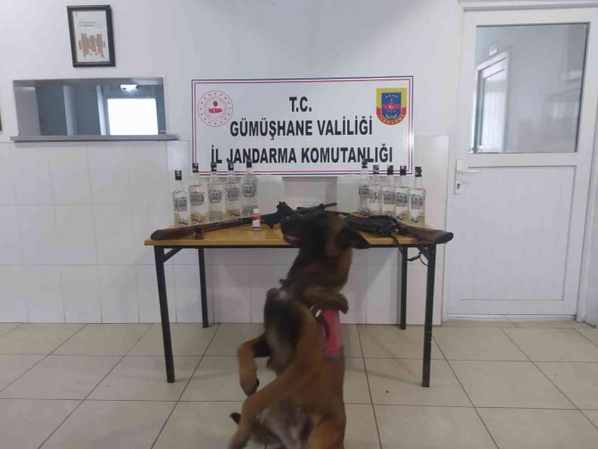 Gümüşhane’de Kaçak Alkol Operasyonu