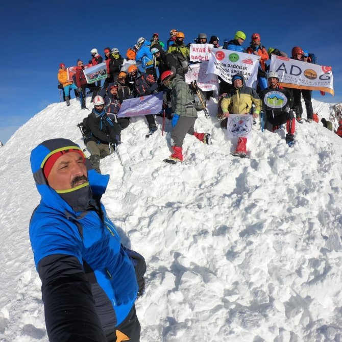 12. Uluslararası Erciyes Dağı Zirve Tırmanışı Tamamlandı