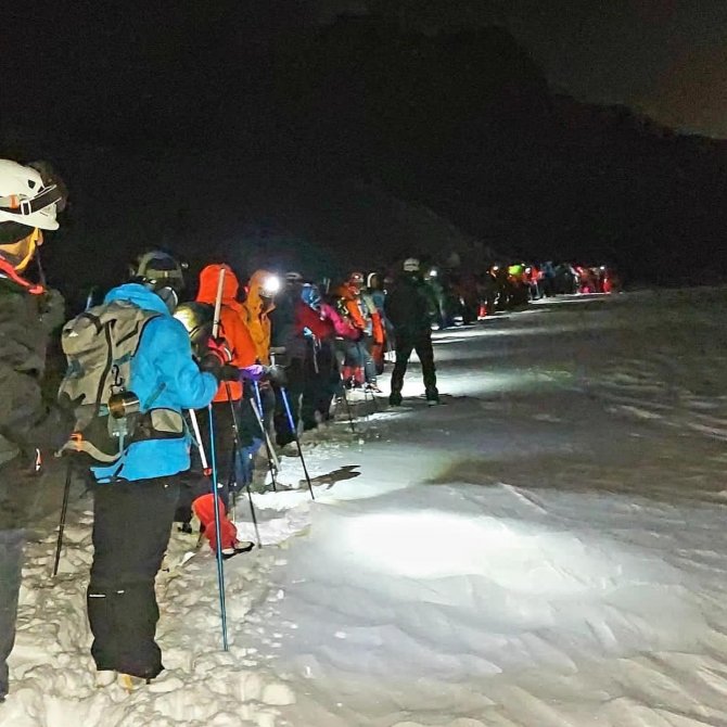12. Uluslararası Erciyes Dağı Zirve Tırmanışı Tamamlandı