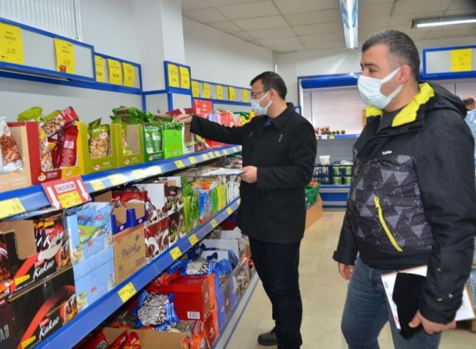 Marketlerde Gıda Denetimi Yapıldı