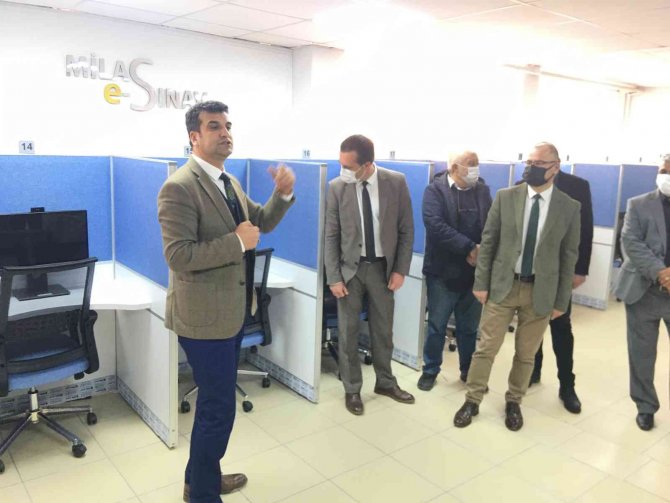 Milas’ta E-sınav Merkezi Açıldı