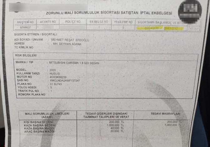 11 Bin Liraya Sattığı Otomobiline 605 Bin Lira Ceza Geldi