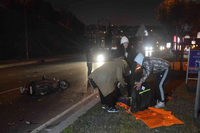 Şişli’de 3 Kişinin Yaralandığı Kaza Kameraya Yansıdı
